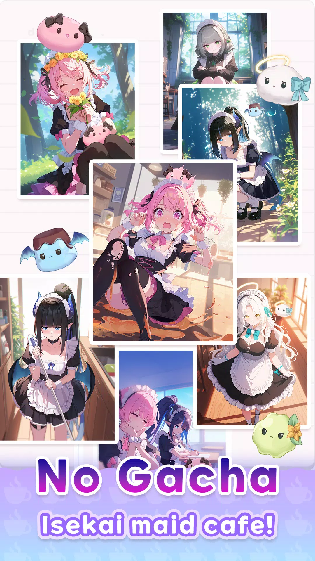 Merge Maid Cafe - Isekai Story ภาพหน้าจอ 1