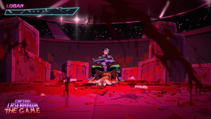 Screenshot von Captain Laserhawk: The G.A.M.E mit NFT-Integration