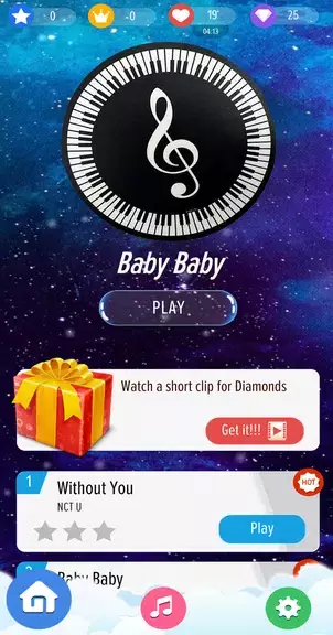 Kpop Piano Magic Tiles Offline - All Korean Song スクリーンショット 0