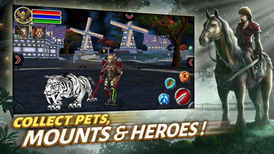 Sherwood Dungeon 3D MMO RPG Captura de pantalla 3