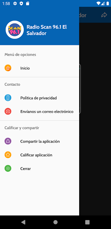 Radio Scan 96.1 FM El Salvador Скриншот 2