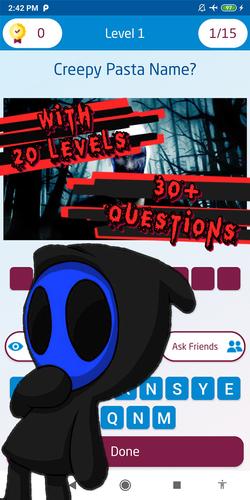 creepypasta quiz 螢幕截圖 2