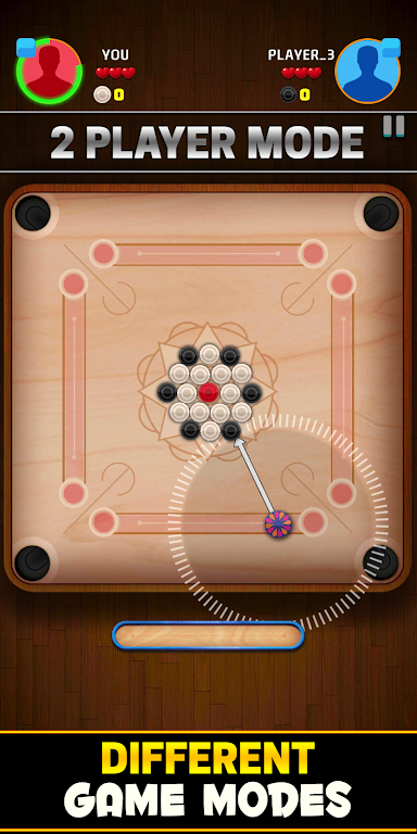 Carrom Offline : Pool City Captura de tela 1