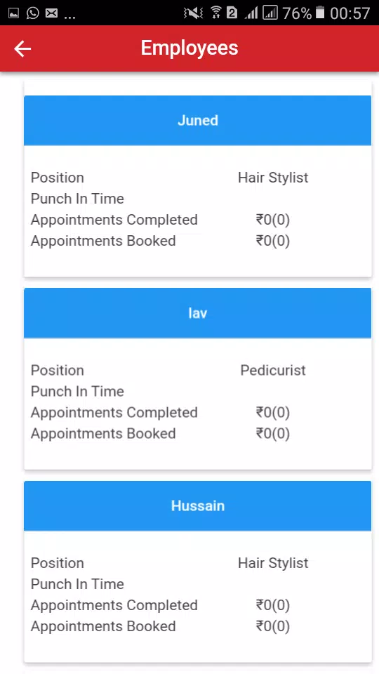 Be U Salons Partner App स्क्रीनशॉट 0