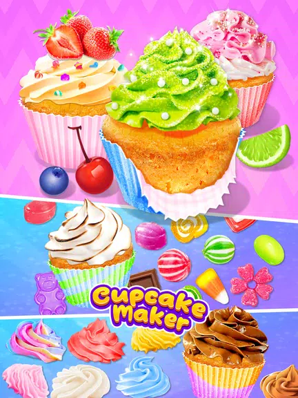 Cupcake Maker: Unicorn Cupcake Скриншот 1