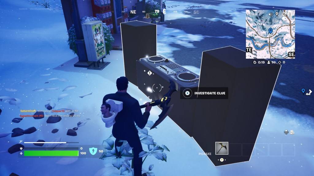 Fortnite Winterfest 2024 Trail Clue: Turntable