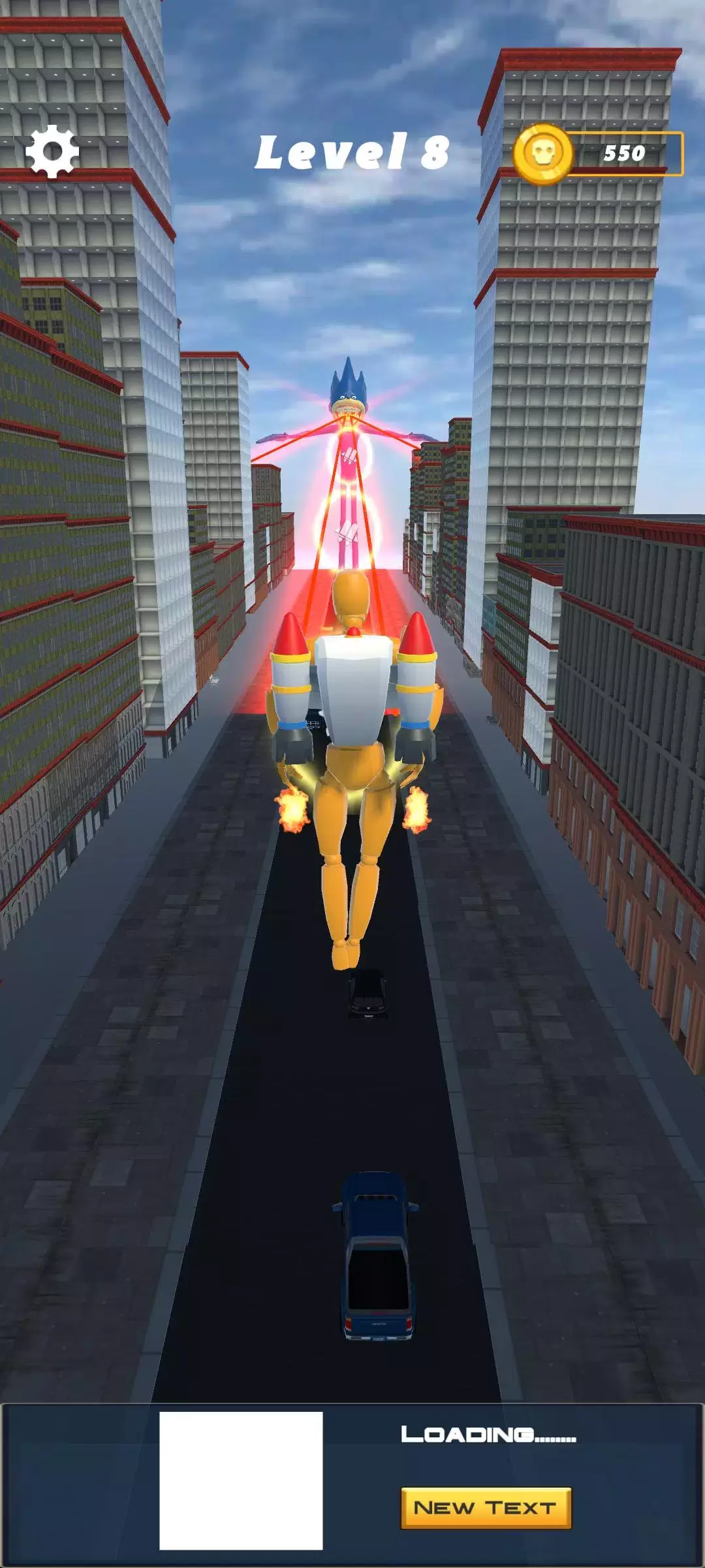 Jetpack Ragdoll: Fly Adventure Schermafbeelding 1