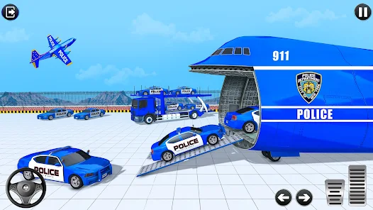 Police Multi Level Formula Car Parking Games Скриншот 1