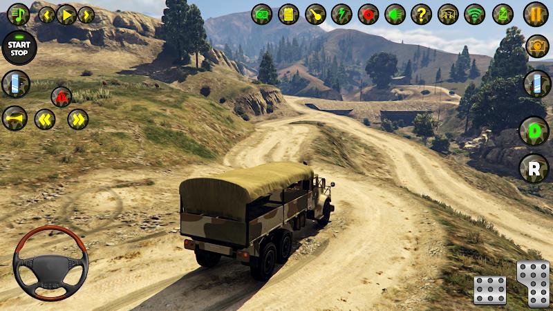 American Army Truck Driving Скриншот 1