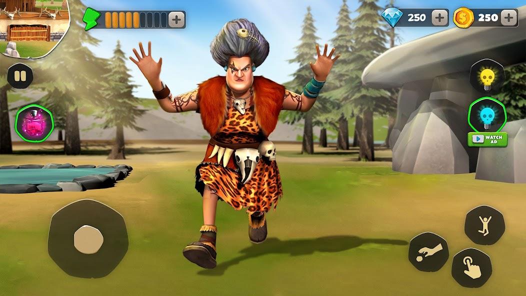 Scary Teacher Stone Age Mod 螢幕截圖 1