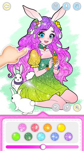 Schermata Princess Game Fantasy Coloring 2