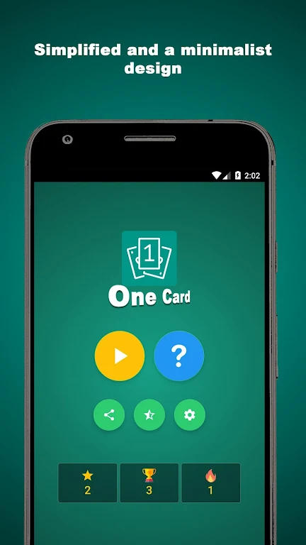 One Card - Game Zrzut ekranu 0