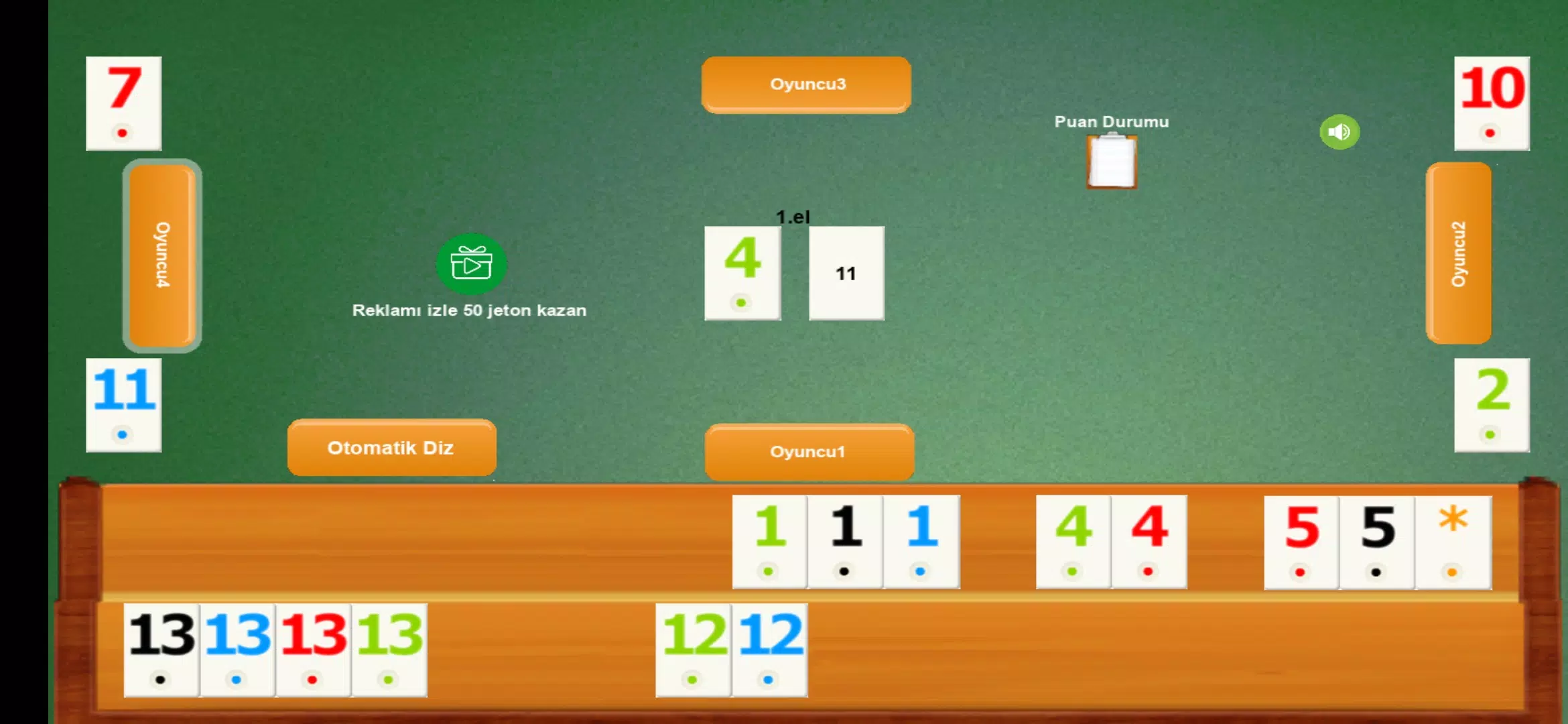 İnternetsiz Okey Ekran Görüntüsü 2