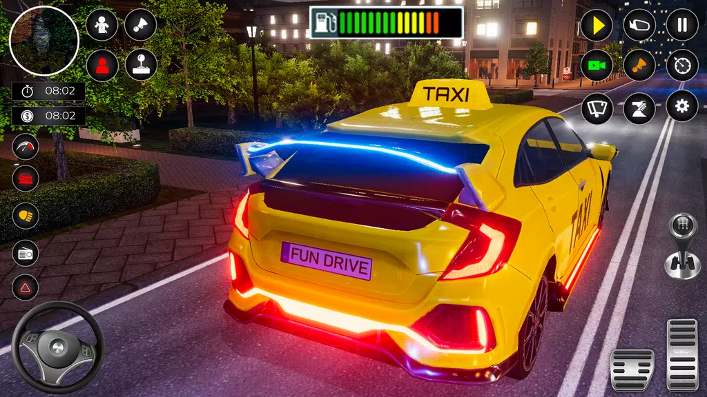 Crazy Car Driving: Taxi Games Zrzut ekranu 1