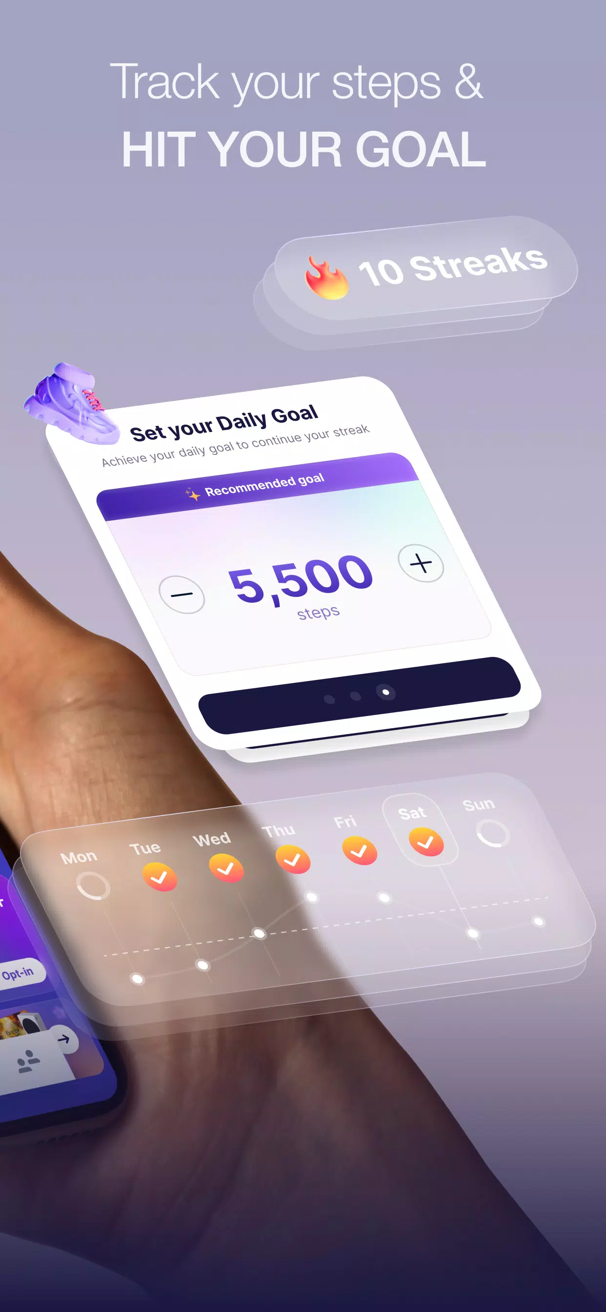 Sweatcoin・Walking Step Counter ภาพหน้าจอ 1