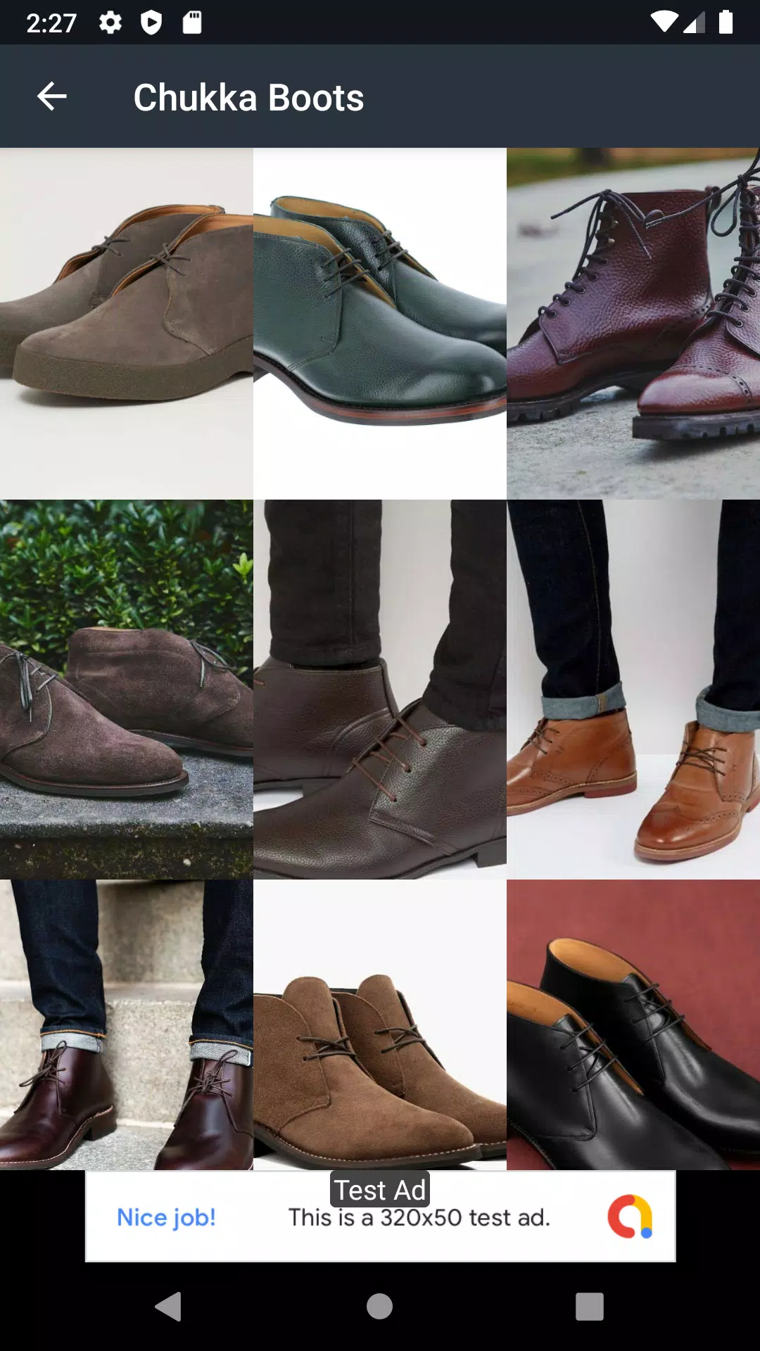 Chukka Boots Ideas ဖန်သားပြင်ဓာတ်ပုံ 1