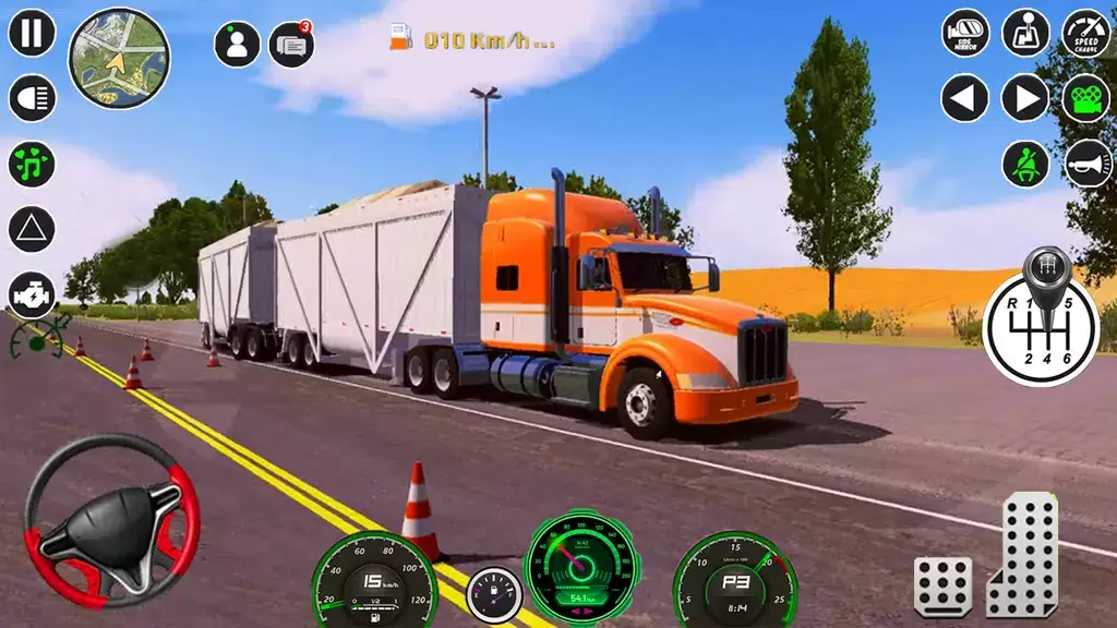 American Cargo City Driving 3D Ekran Görüntüsü 1