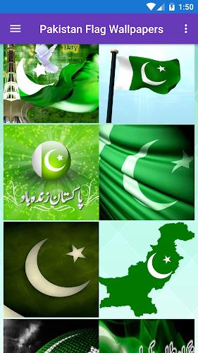 Pakistan Flag Wallpaper: Flags स्क्रीनशॉट 2