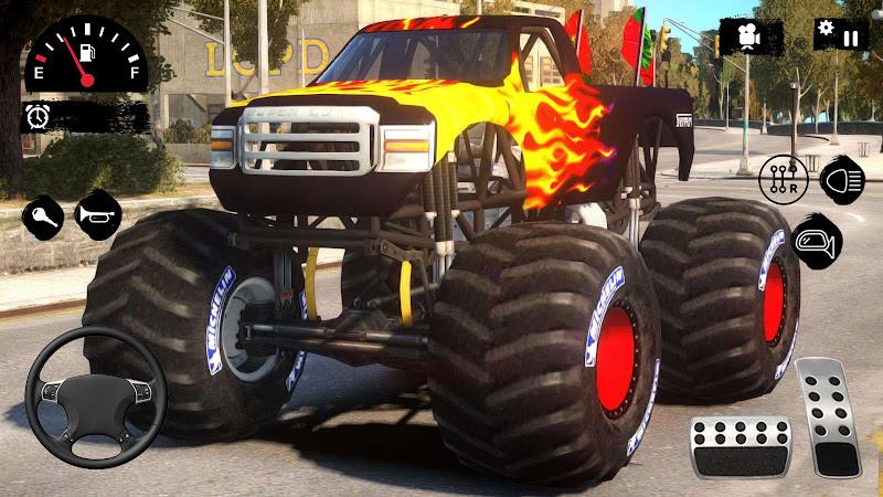 Hillock Monster Truck Driving 螢幕截圖 1