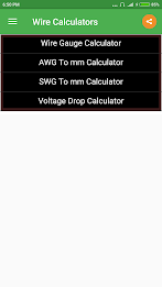 Wire Calculator Screenshot 0