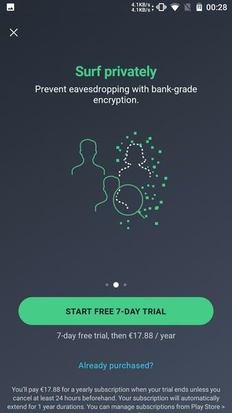 AVG Secure VPN Screenshot 3