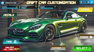 Drift Car Racing Games Offline 스크린샷 1