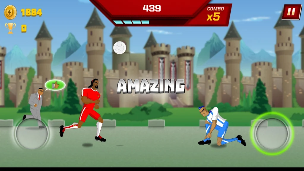 Supa Strikas Dash - Dribbler Runner Game Mod Скриншот 2
