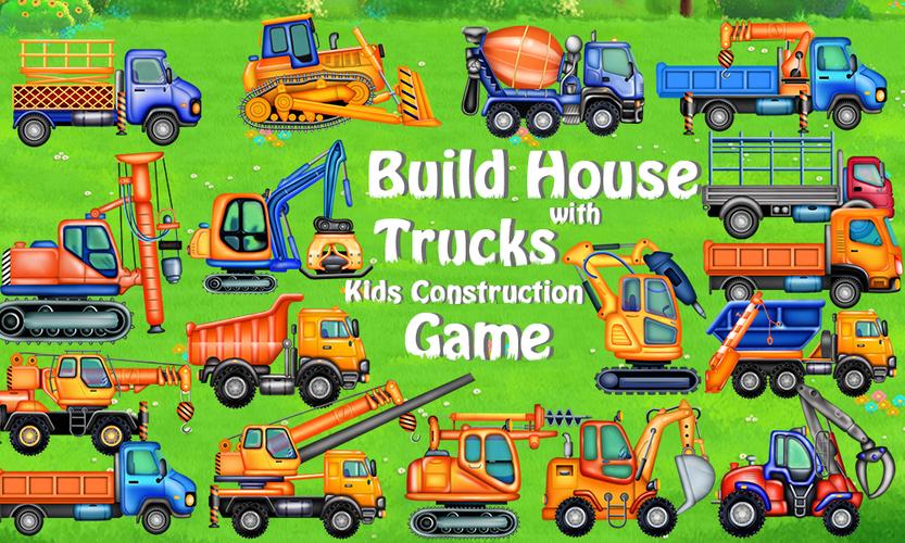 Build Town House with Trucks 螢幕截圖 0