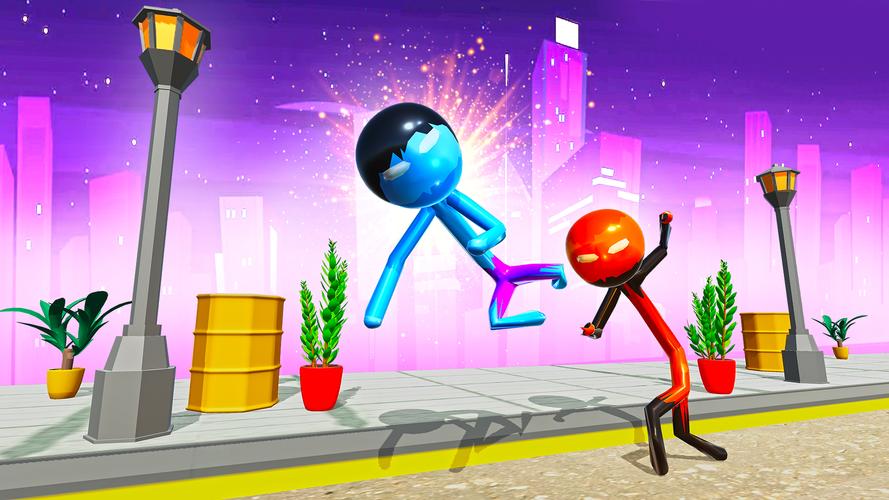 Stickman Ninja Fight: Ropehero 螢幕截圖 3