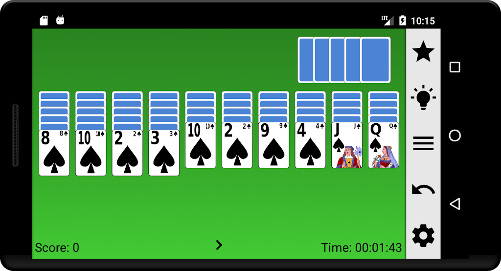 Spider card game 2019应用截图第0张