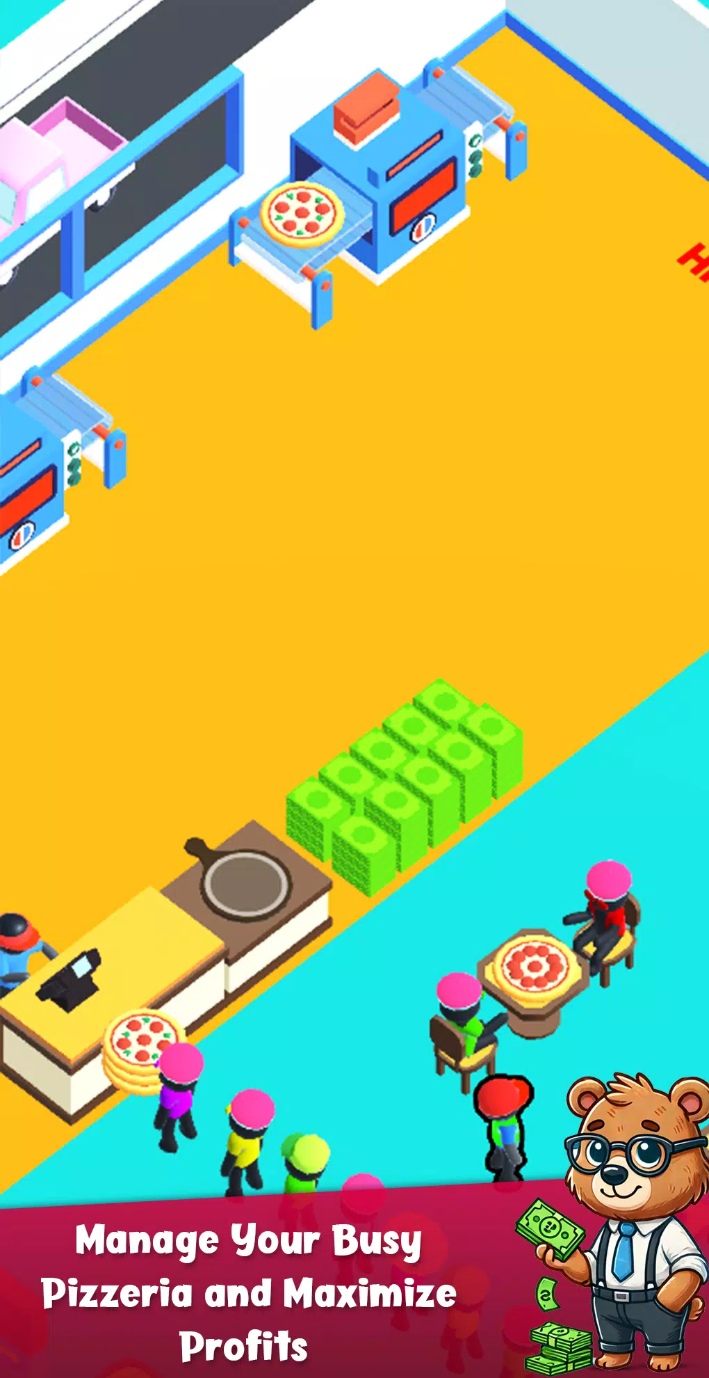 Bear Pizza Maker:Cooking Games Zrzut ekranu 2