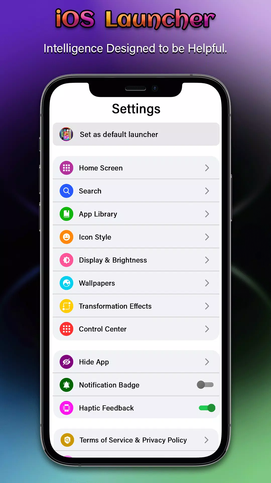 IOS Launcher - iOS 17 Pro Schermafbeelding 3