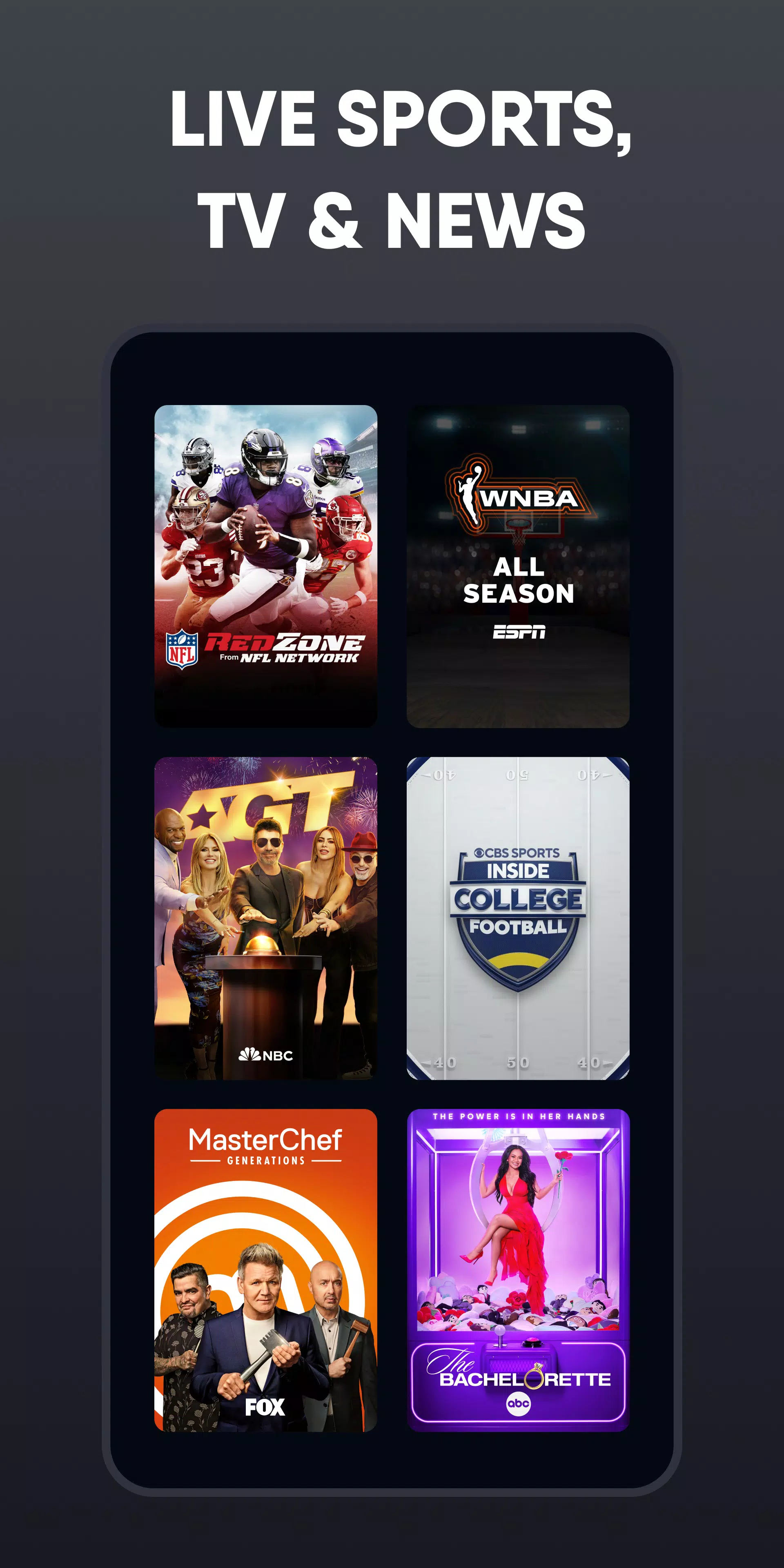 Fubo: Watch Live TV & Sports スクリーンショット 3
