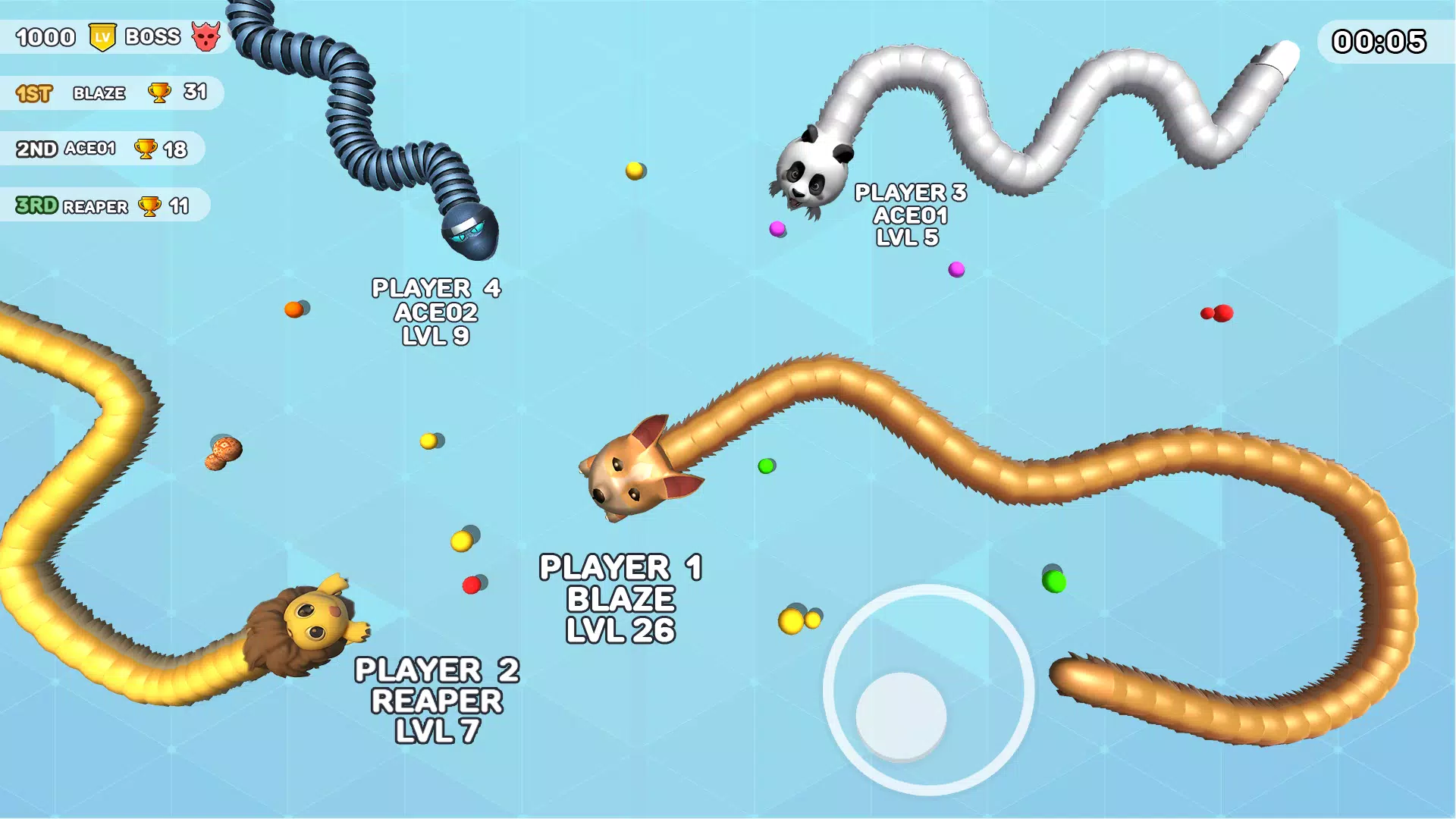 Worms Clash - Snake Games 스크린샷 3