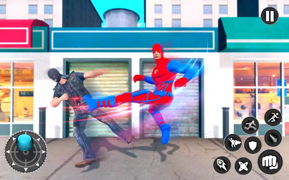 Captain Super Hero Man Game 3D ภาพหน้าจอ 3