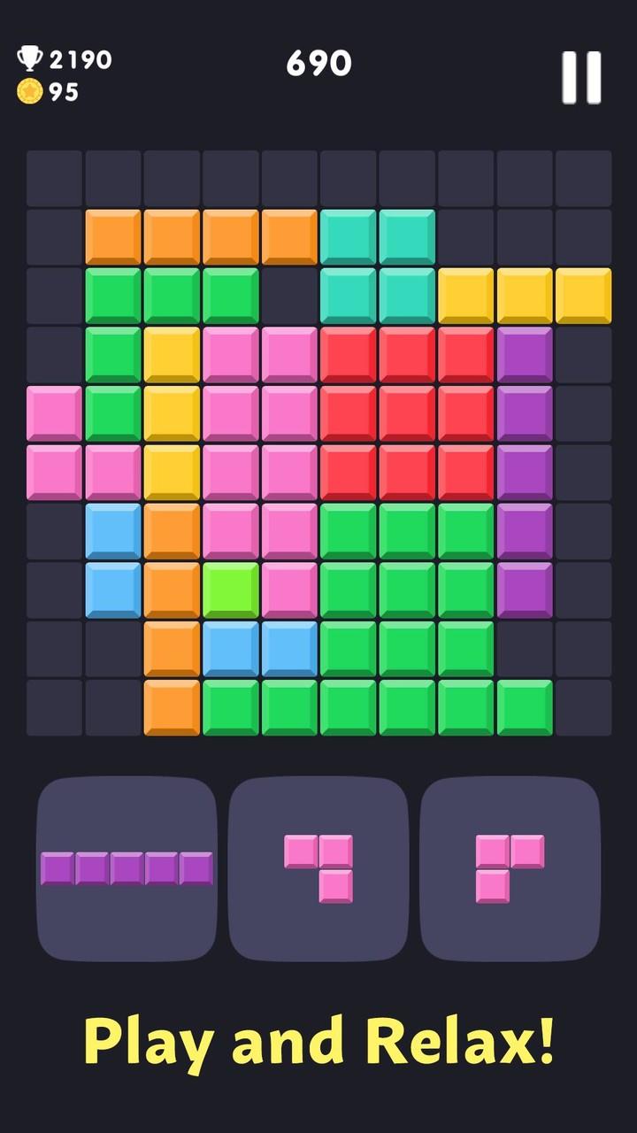 Blocks Classic Blast Puzzle Schermafbeelding 1