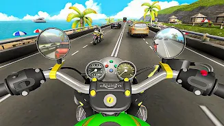 Racing In Moto: Traffic Race Tangkapan skrin 3