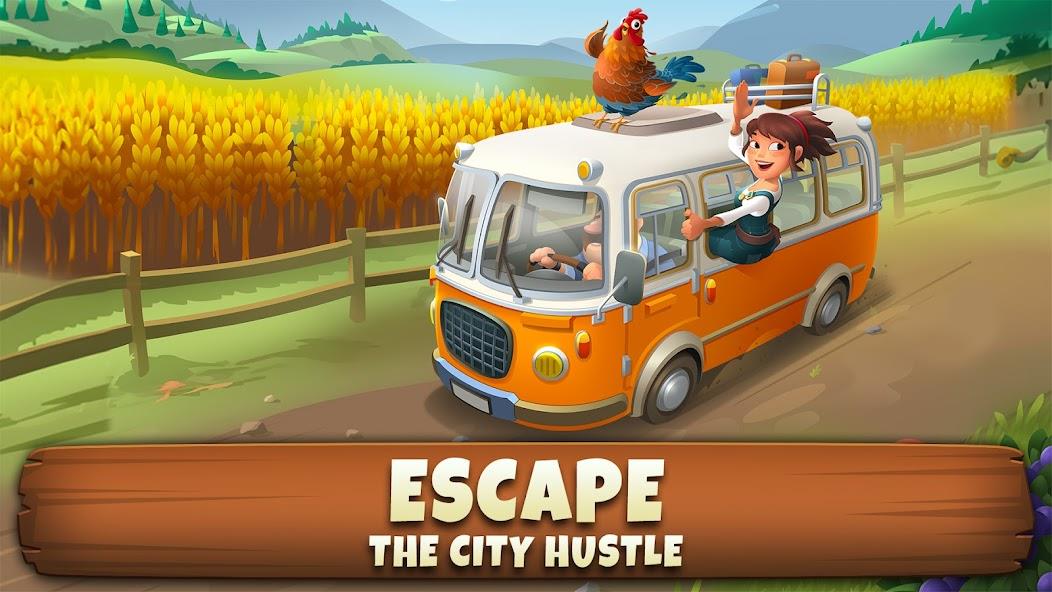 Sunrise Village: Farm Game Mod スクリーンショット 0