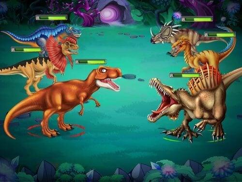 Dino Battle ဖန်သားပြင်ဓာတ်ပုံ 2