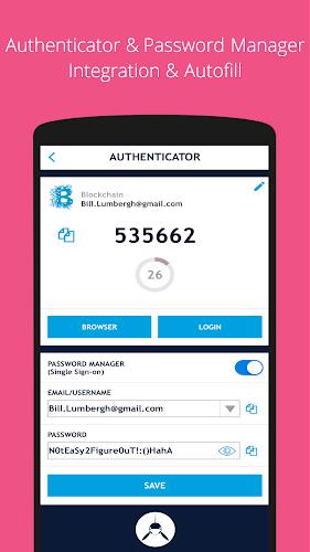 SAASPASS Authenticator 2FA App Tangkapan skrin 1