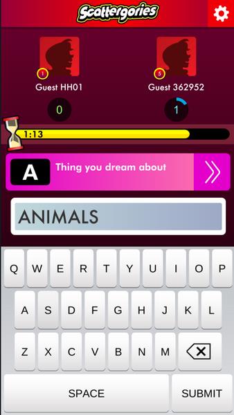 Scattergories Screenshot 3