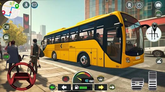 Bus Simulator Game Bus Game 3D Captura de pantalla 2