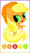 Pony Pixel Art Coloring Book スクリーンショット 3