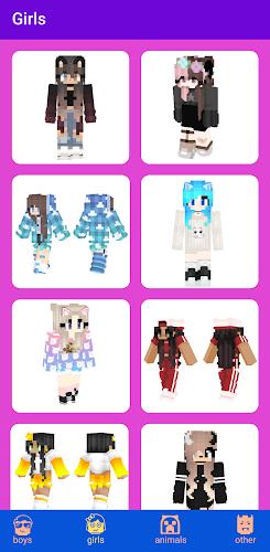 Skins for Minecraft ဖန်သားပြင်ဓာတ်ပုံ 1