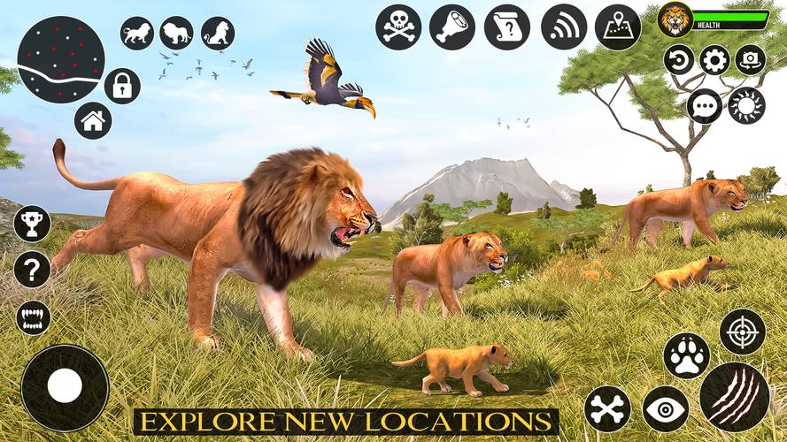 Ultimate Lion Simulator Game স্ক্রিনশট 1