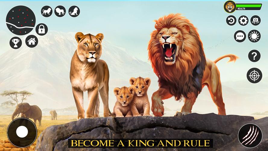 Ultimate Lion Simulator Game Capture d'écran 2