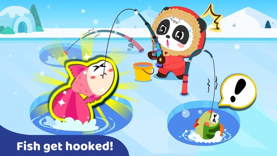 Schermata Baby Panda: Fishing 3