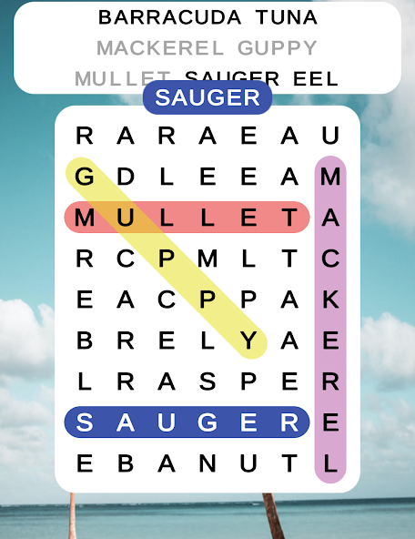 Word Search - Puzzle Game Mod ဖန်သားပြင်ဓာတ်ပုံ 2