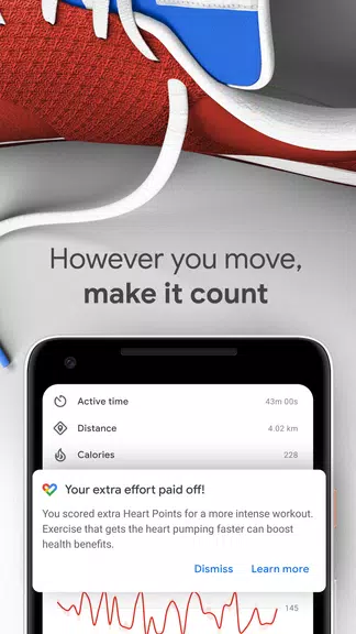 Google Fit: Activity Tracking Ảnh chụp màn hình 2