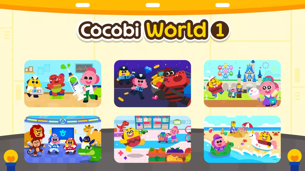 Cocobi World 1 - Kids Game Ekran Görüntüsü 0